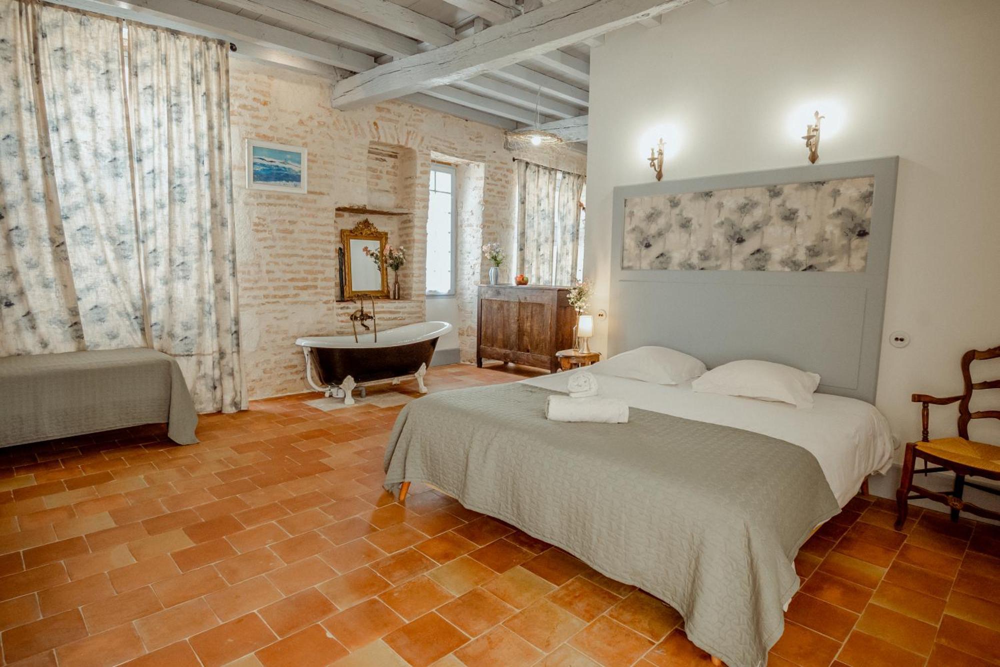 La Chambre Bleue Lauzerte Exteriör bild